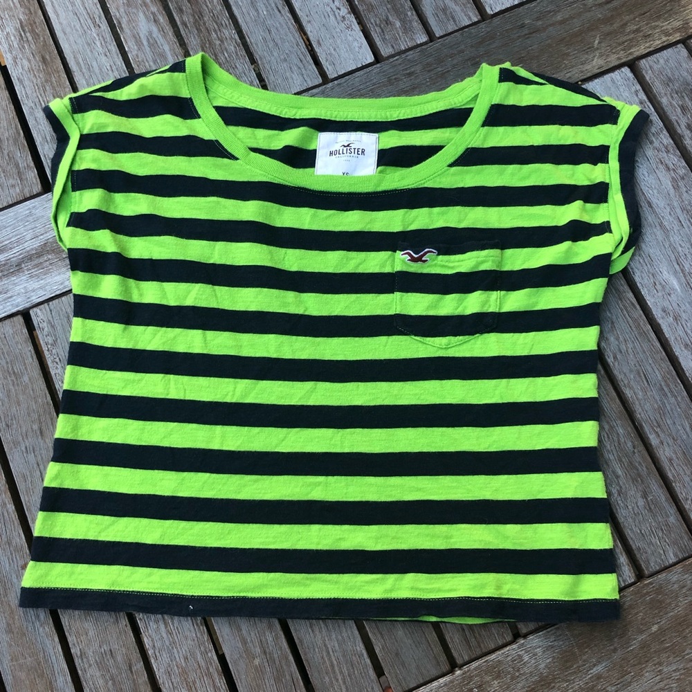 Striped crop top